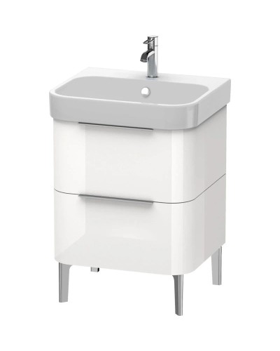 Тумба белый глянец 57,5 см Duravit Happy D.2 H2637102222