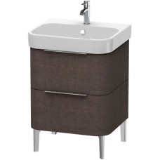 Тумба дуб темный брашированный 57,5 см Duravit Happy D.2 H2637107272