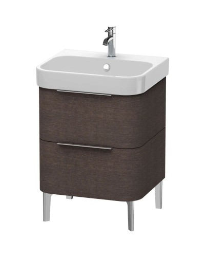 Тумба дуб темный брашированный 57,5 см Duravit Happy D.2 H2637107272