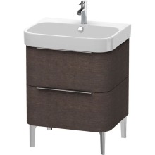 Тумба дуб темный брашированный 62,5 см Duravit Happy D.2 H2637207272