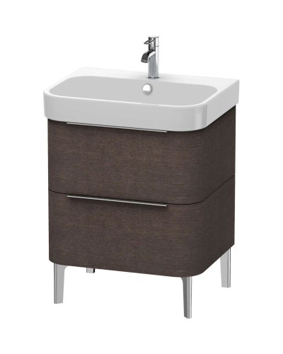 Тумба дуб темный брашированный 62,5 см Duravit Happy D.2 H2637207272