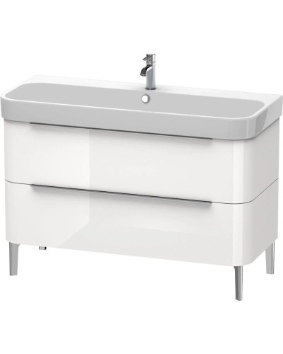 Тумба белый глянец 117,5 см Duravit Happy D.2 H2637502222
