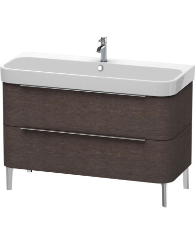 Тумба дуб темный брашированный 117,5 см Duravit Happy D.2 H2637507272