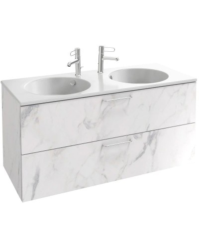 Тумба белый мрамор 120 см Jacob Delafon Odeon Rive Gauche EB2525-R5-NR4