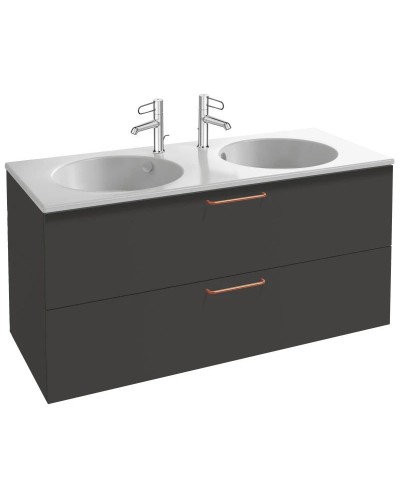 Тумба серый антрацит матовый 120 см Jacob Delafon Odeon Rive Gauche EB2525-R7-M53