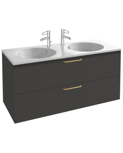 Тумба серый антрацит матовый 120 см Jacob Delafon Odeon Rive Gauche EB2525-R8-M53