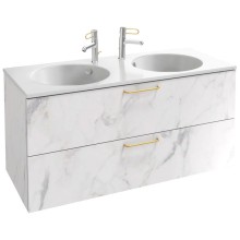 Тумба белый мрамор 120 см Jacob Delafon Odeon Rive Gauche EB2525-R8-NR4