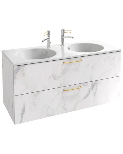 Тумба белый мрамор 120 см Jacob Delafon Odeon Rive Gauche EB2525-R8-NR4