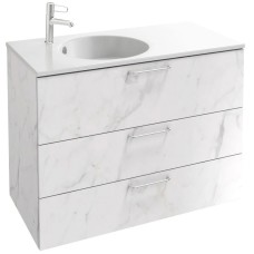 Тумба белый мрамор 100 см Jacob Delafon Odeon Rive Gauche EB2534-R5-NR4