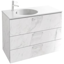 Тумба белый мрамор 100 см Jacob Delafon Odeon Rive Gauche EB2534-R6-NR4