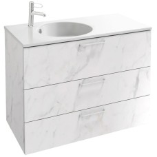 Тумба белый мрамор 100 см Jacob Delafon Odeon Rive Gauche EB2534-R6-NR4