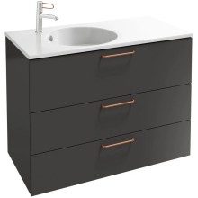 Тумба серый антрацит 100 см Jacob Delafon Odeon Rive Gauche EB2534-R7-N14