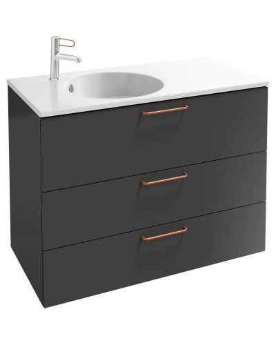 Тумба серый антрацит 100 см Jacob Delafon Odeon Rive Gauche EB2534-R7-N14