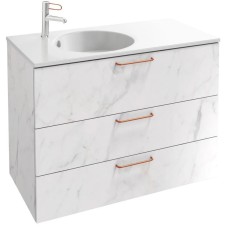 Тумба белый мрамор 100 см Jacob Delafon Odeon Rive Gauche EB2534-R7-NR4