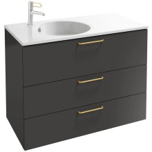 Тумба серый антрацит 100 см Jacob Delafon Odeon Rive Gauche EB2534-R8-N14