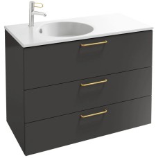 Тумба серый антрацит 100 см Jacob Delafon Odeon Rive Gauche EB2534-R8-N14