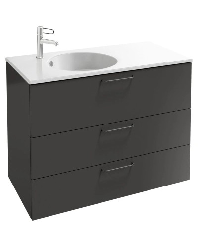 Тумба серый антрацит 100 см Jacob Delafon Odeon Rive Gauche EB2534-R9-N14