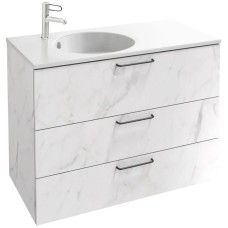 Тумба белый мрамор 100 см Jacob Delafon Odeon Rive Gauche EB2534-R9-NR4