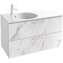 Тумба белый мрамор 100 см Jacob Delafon Odeon Rive Gauche EB2524-R5-NR4