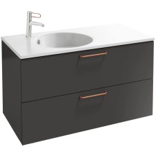 Тумба серый антрацит 100 см Jacob Delafon Odeon Rive Gauche EB2524-R7-N14