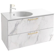 Тумба белый мрамор 100 см Jacob Delafon Odeon Rive Gauche EB2524-R8-NR4