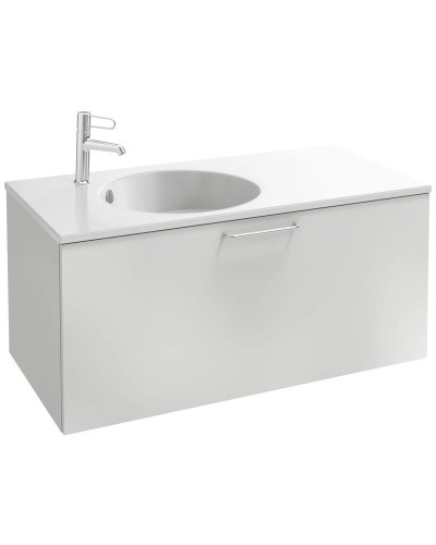 Тумба белый матовый 100 см Jacob Delafon Odeon Rive Gauche EB2514-R5-M49