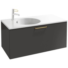 Тумба серый антрацит 100 см Jacob Delafon Odeon Rive Gauche EB2514-R8-N14