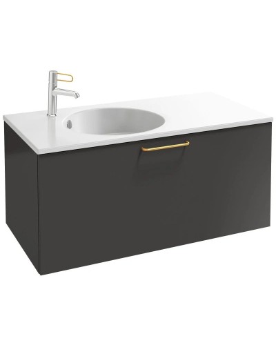 Тумба серый антрацит 100 см Jacob Delafon Odeon Rive Gauche EB2514-R8-N14