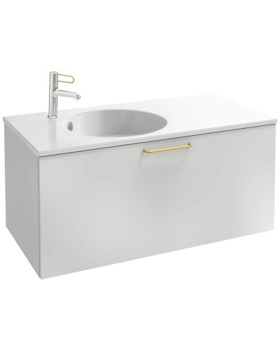 Тумба белый глянец 100 см Jacob Delafon Odeon Rive Gauche EB2514-R8-G1C