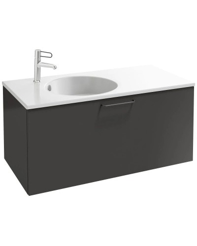 Тумба серый антрацит 100 см Jacob Delafon Odeon Rive Gauche EB2514-R9-N14