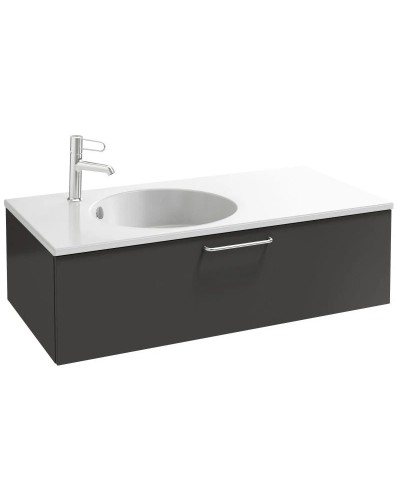 Тумба серый антрацит 100 см Jacob Delafon Odeon Rive Gauche EB2516-R5-N14