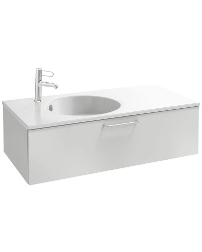 Тумба белый матовый 100 см Jacob Delafon Odeon Rive Gauche EB2516-R5-M49