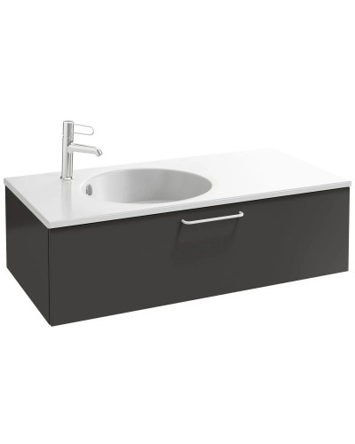 Тумба серый антрацит 100 см Jacob Delafon Odeon Rive Gauche EB2516-R6-N14