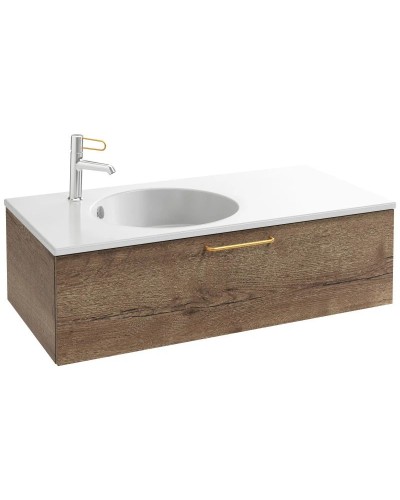 Тумба дуб табак 100 см Jacob Delafon Odeon Rive Gauche EB2516-R8-E52