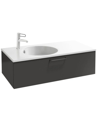 Тумба серый антрацит 100 см Jacob Delafon Odeon Rive Gauche EB2516-R9-N14