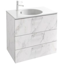 Тумба белый мрамор 80 см Jacob Delafon Odeon Rive Gauche EB2532-R5-NR4