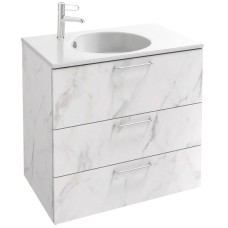 Тумба белый мрамор 80 см Jacob Delafon Odeon Rive Gauche EB2532-R5-NR4