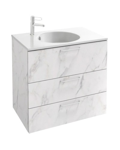 Тумба белый мрамор 80 см Jacob Delafon Odeon Rive Gauche EB2532-R6-NR4