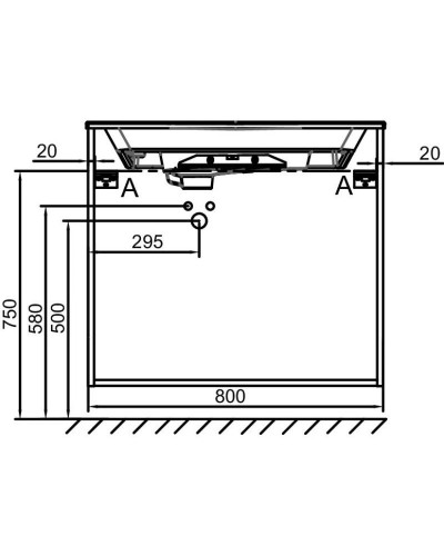 Тумба белый глянец 80 см Jacob Delafon Odeon Rive Gauche EB2532-R6-G1C