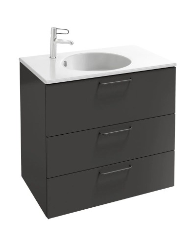 Тумба серый антрацит 80 см Jacob Delafon Odeon Rive Gauche EB2532-R9-N14