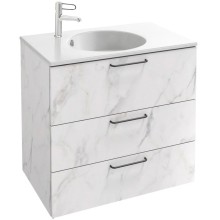 Тумба белый мрамор 80 см Jacob Delafon Odeon Rive Gauche EB2532-R9-NR4