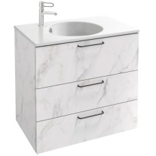 Тумба белый мрамор 80 см Jacob Delafon Odeon Rive Gauche EB2532-R9-NR4
