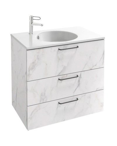 Тумба белый мрамор 80 см Jacob Delafon Odeon Rive Gauche EB2532-R9-NR4