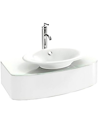 Тумба под раковину Jacob Delafon Presquile 83 EB1106-G1C подвесная Белая глянцевая