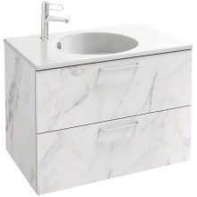 Тумба белый мрамор 80 см Jacob Delafon Odeon Rive Gauche EB2522-R6-NR4