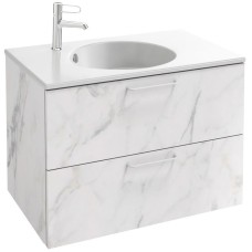 Тумба белый мрамор 80 см Jacob Delafon Odeon Rive Gauche EB2522-R6-NR4