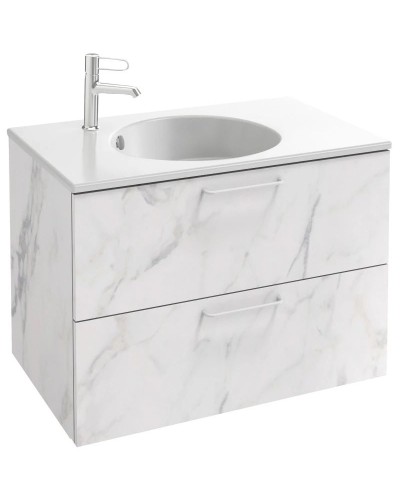 Тумба белый мрамор 80 см Jacob Delafon Odeon Rive Gauche EB2522-R6-NR4