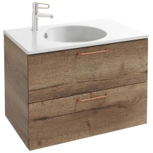 Тумба дуб табак 80 см Jacob Delafon Odeon Rive Gauche EB2522-R7-E52