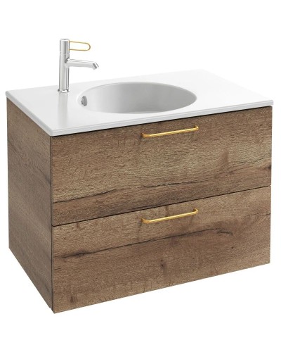 Тумба дуб табак 80 см Jacob Delafon Odeon Rive Gauche EB2522-R8-E52