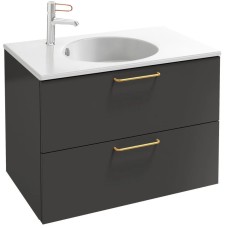 Тумба серый антрацит 80 см Jacob Delafon Odeon Rive Gauche EB2522-R8-N14